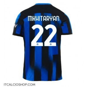 Inter Milan Henrikh Mkhitaryan #22 Prima Maglia 2023-24 Manica Corta